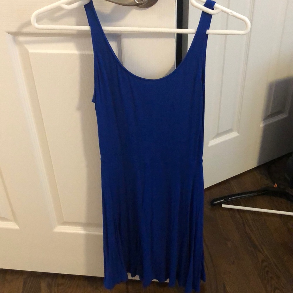Express blue summer dress